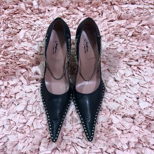 Josephine Black Pumps With Anklet